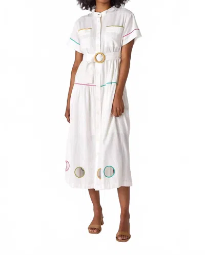 Crosby By Mollie Burch Kellogg Midi Dress In White