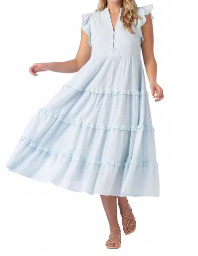 Crosby By Mollie Burch Kemble Dress In Breakers Blue