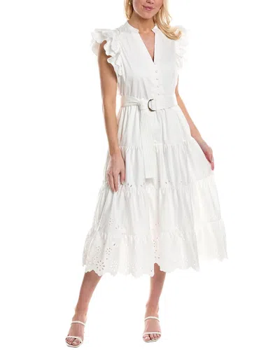 Crosby By Mollie Burch Kemble Midi Dress In White