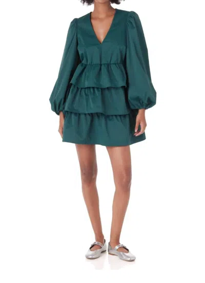 Crosby By Mollie Burch Lauren Dress In Basalm In Green