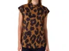 Crosby By Mollie Burch Leon Top In Leopard Den In Animal Print