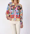 Crosby By Mollie Burch Livie Top In Seedlings In Multi
