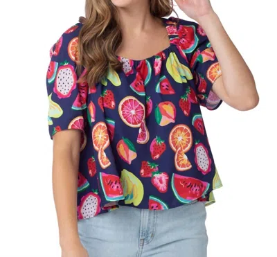 Crosby By Mollie Burch Loree Top In Tutti Frutti