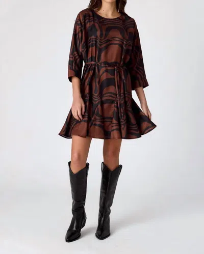 Crosby By Mollie Burch Lucy Mini Dress In Canyon In Neutral