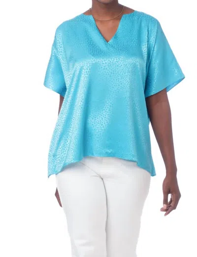 Crosby By Mollie Burch Maggie Top In Biscayne Bay