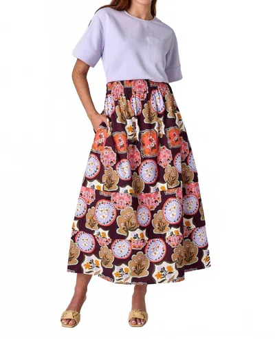 Crosby By Mollie Burch Marlow Maxi Skirt In Stamp Collection In Neutral