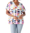 Crosby By Mollie Burch Martha Tunic Top In Chappy Stripe In Multi