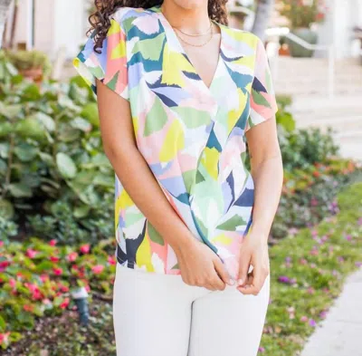 Crosby By Mollie Burch Martha Tunic Top In Poinciana