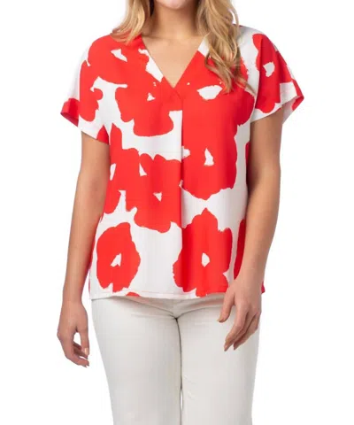 Crosby By Mollie Burch Martha Tunic Top In Poppy