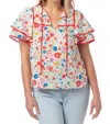 Crosby By Mollie Burch Nadine Top In Blossom