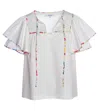 Crosby By Mollie Burch Nadine Top In White
