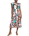 Crosby By Mollie Burch Napa Midi Dress In White