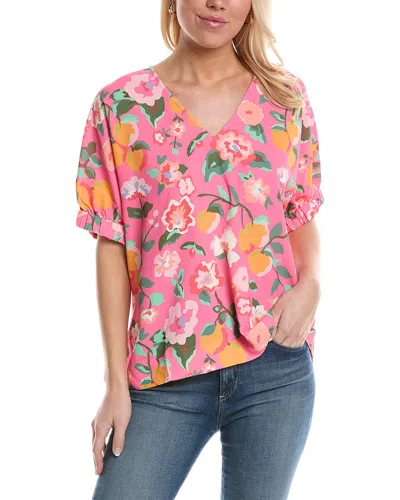 Crosby By Mollie Burch Nora Top In Pink