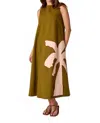 Crosby By Mollie Burch Owens Maxi Dress In Cardon In Green