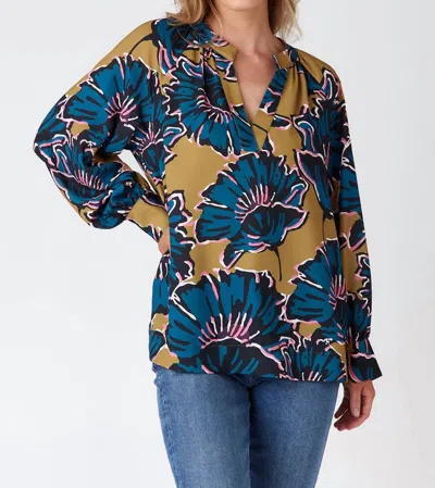 Crosby By Mollie Burch Rhett Tunic In Marigold In Multi
