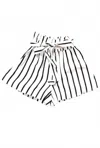 Crosby By Mollie Burch Sammi Short In Cabana Stripe In White