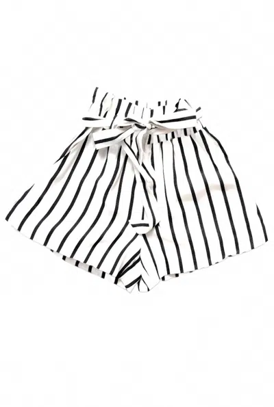 Crosby By Mollie Burch Sammi Short In Cabana Stripe In White