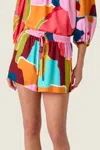Crosby By Mollie Burch Sara Short In Block Poppy In Multi