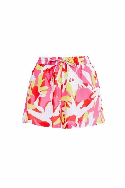 Crosby By Mollie Burch Sara Shorts In Pink Tropics In Multi
