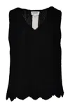 Crosby By Mollie Burch Shiloh Tank In Black In Black