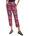 Crosby By Mollie Burch Sid Pant In Plaid Please