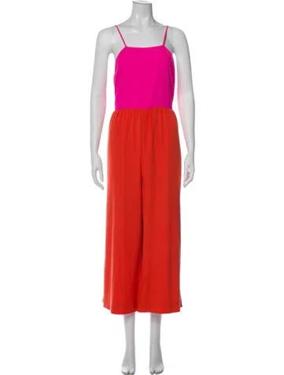 Pre-owned Crosby By Mollie Burch Square Neckline Jumpsuit In Pink
