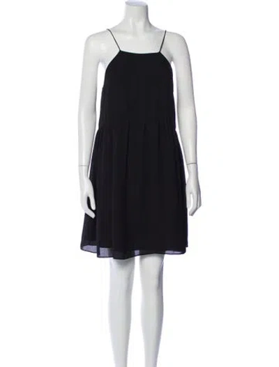 Pre-owned Crosby By Mollie Burch Square Neckline Mini Dress In Blue