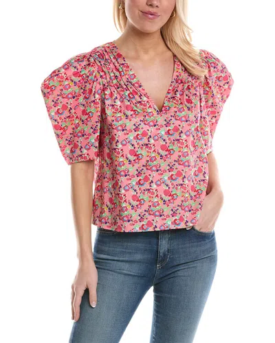 Crosby By Mollie Burch Stetson Top In Pink