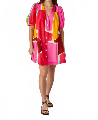 CROSBY BY MOLLIE BURCH STEVIE BARRAGAN DRESS IN MULTI