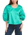 Crosby By Mollie Burch Sully Top In Green
