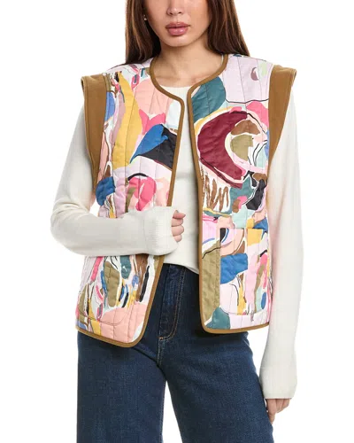 Crosby By Mollie Burch Viv Reversible Vest In Brown