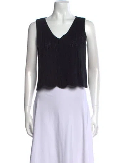 Pre-owned Crosby By Mollie Burch V-neck Sweater In Black