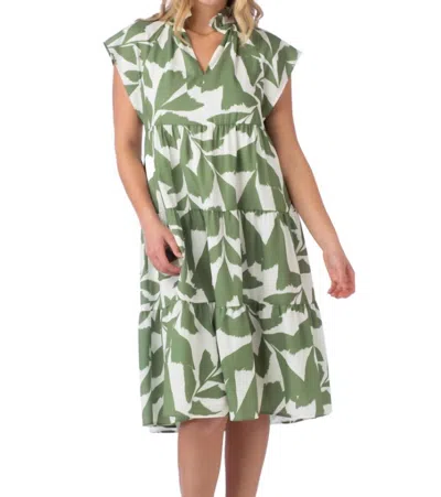 Crosby By Mollie Burch Watts Dress In Everglades In Green