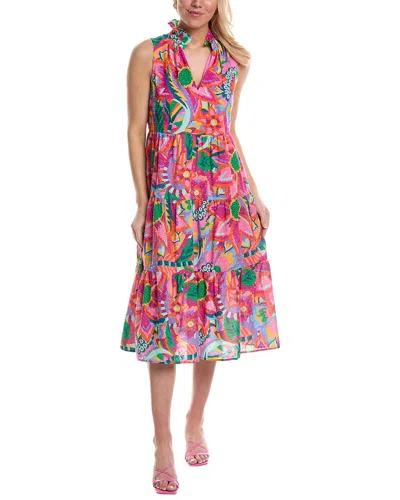 Crosby By Mollie Burch Wesley Midi Dress In Multi