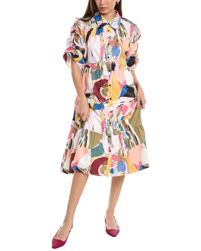 Crosby By Mollie Burch Whit Shirtdress In Brown