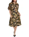 Crosby By Mollie Burch Whit Shirtdress In Brown