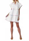 Crosby By Mollie Burch Whitley Mini Dress In Lily In White
