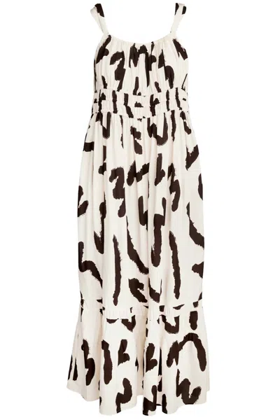 Crosby By Mollie Burch Whitner Dress In Squiggle In Animal Print