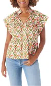 CROSBY BY MOLLIE BURCH WILSON TOP IN GARDEN LATTICE