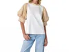 Crosby By Mollie Burch Jonesy Top In Magnolia In Multi