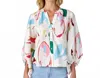 Crosby By Mollie Burch Livie Top In White In Multi