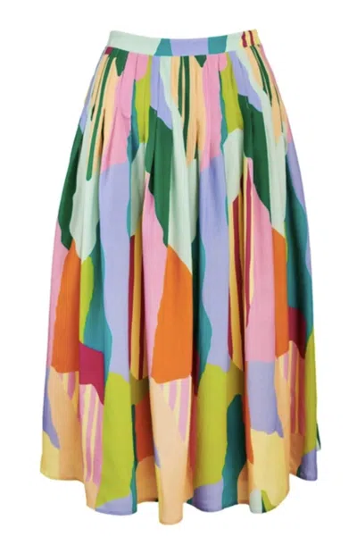 Crosby By Mollie Burch Women's Mallie Skirt In Color Fields In Multi