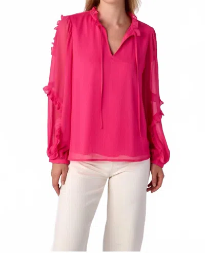 Crosby By Mollie Burch Women's Ryland Blouse In Camellia Pink