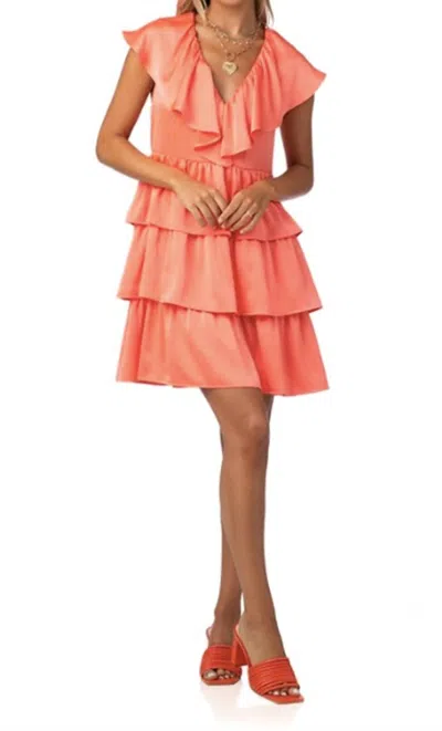 Crosby By Mollie Burch Zuri Dress In Papaya