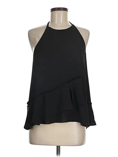 Pre-owned Crosby Sleeveless Blouse In Black