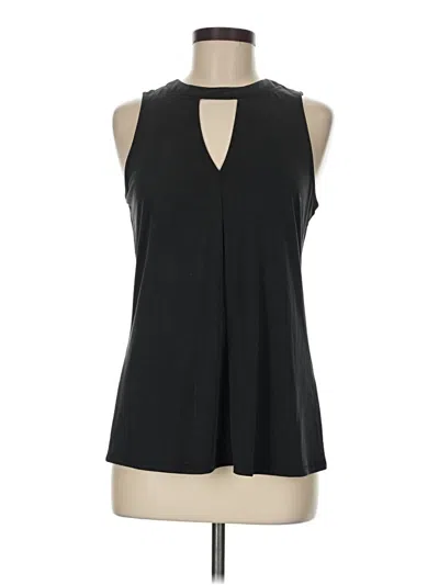 Pre-owned Crosby Sleeveless Blouse In Black