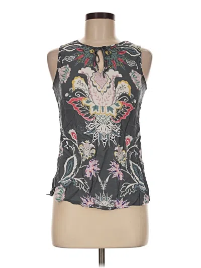 Pre-owned Crosby Sleeveless Blouse In Black