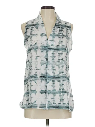 Pre-owned Crosby Sleeveless Blouse In Blue