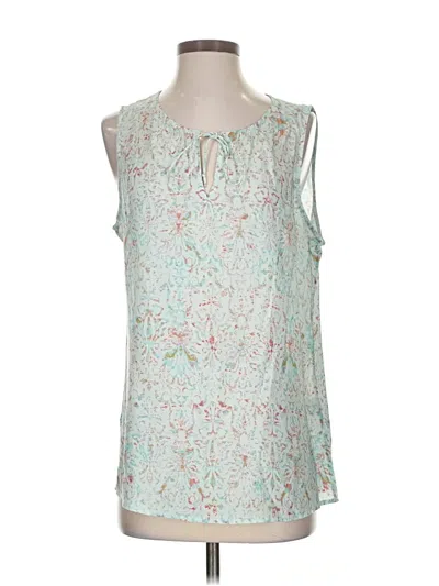 Pre-owned Crosby Sleeveless Blouse In Blue