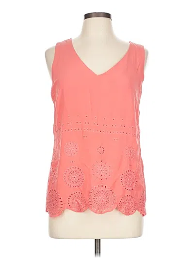 Pre-owned Crosby Sleeveless Blouse In Orange